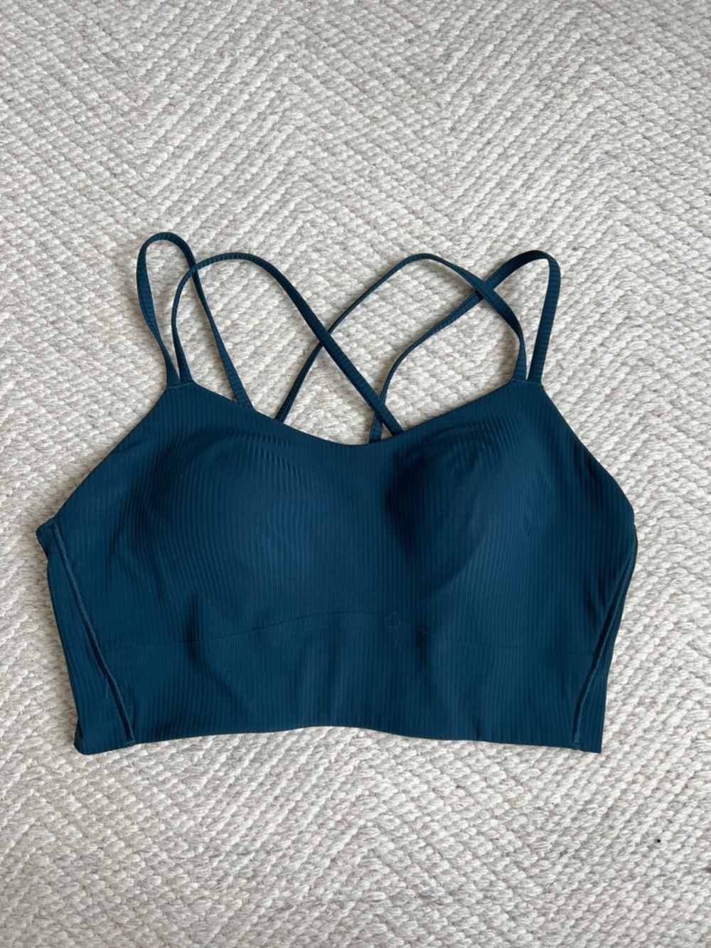 Lululemon Like a Cloud Longline Bra B/C *Ribbed INCB 10